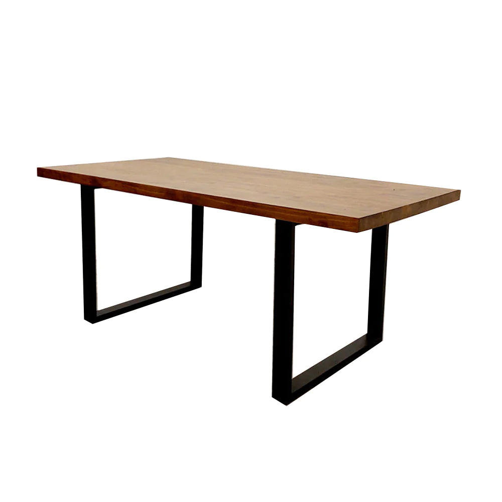 Freya Dining Table Solid Light Pine Wood 1.8m