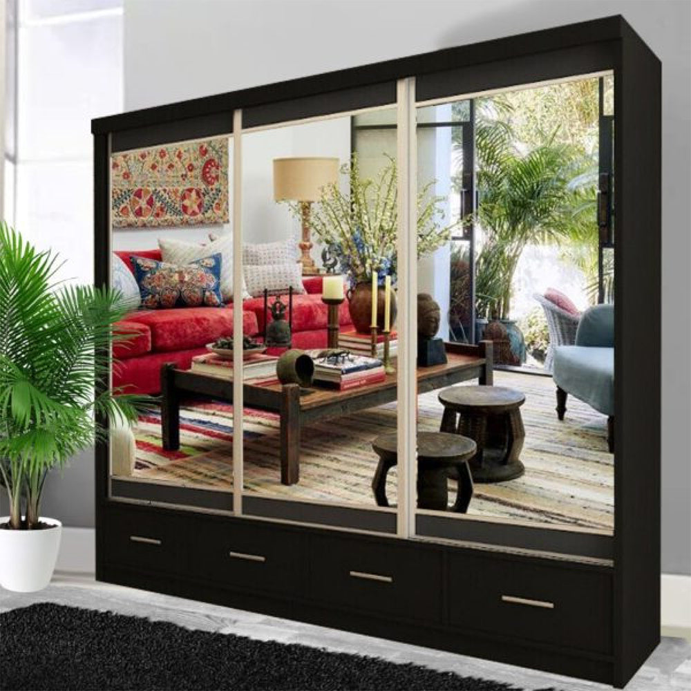 New Mayfair Mirrored Sliding Door Wardrobe