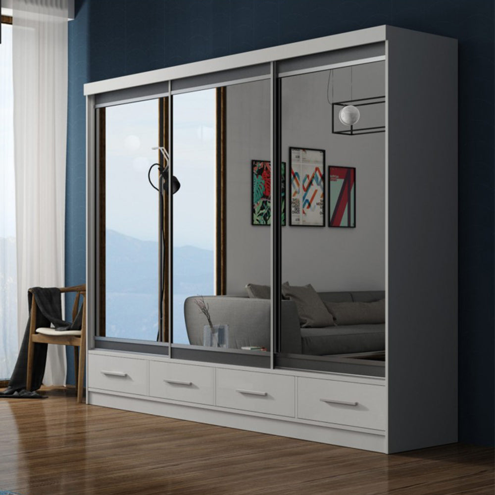 New Mayfair Mirrored Sliding Door Wardrobe