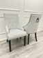 Bentley Black Leg Dining Chair With Back Ring Knocker (Set Of 2 Pieces)