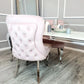 Set Of 2 Pieces Sandhurst Dining Chair With Straight Legs In Pink Color