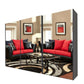 German 3 Door Sliding Wardrobe With Mirror 250cm