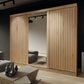 Royal Sliding Wardrobe With Mirror In Three Different Sizes