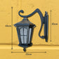 1 Piece Elegent Outdoor Porch Wall Light Wall Mount Exterior Lantern Light Lamp In Black Color