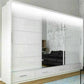 Sycylia Sliding Wardrobe With Mirror In Three Different Sizes