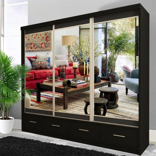 New Mayfair Mirrored Sliding Door Wardrobe