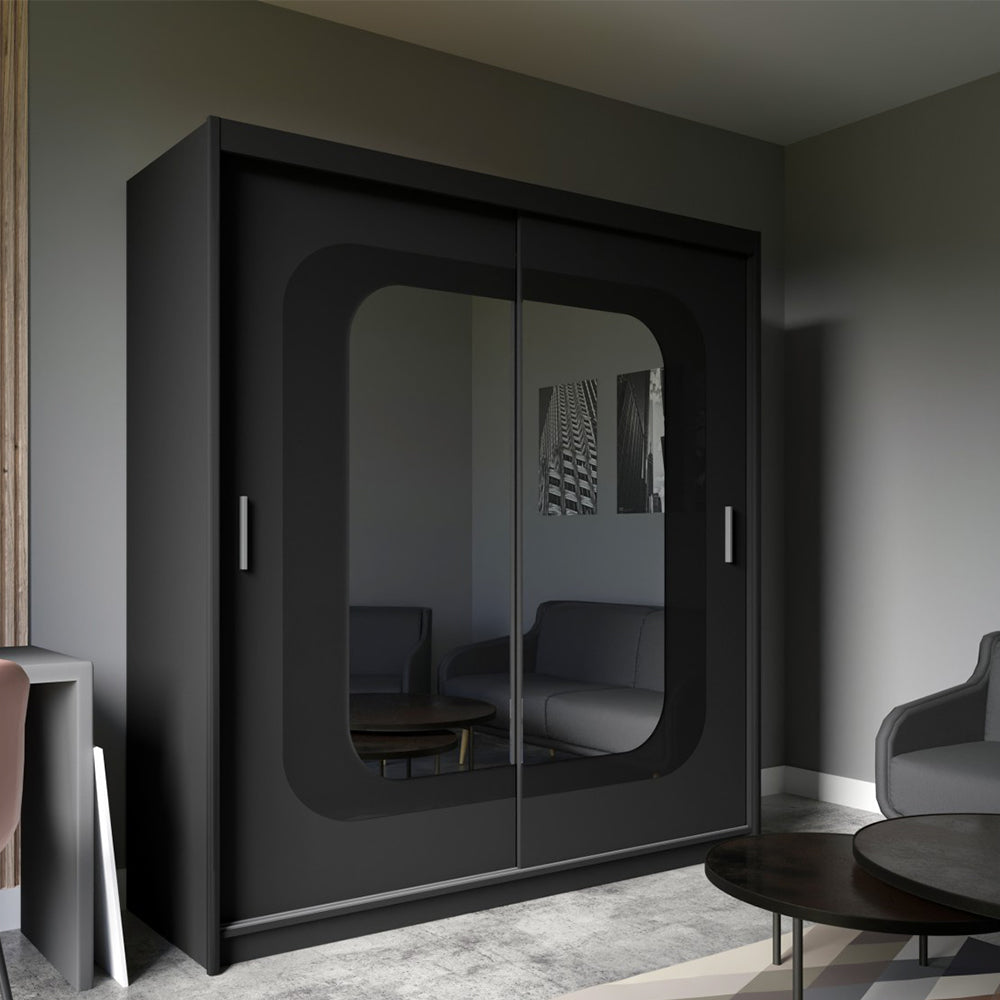 Two door store sliding wardrobe