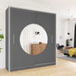 Moon Mirrored 2 Door Sliding Wardrobe In 207cm