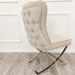 1 Pair New Sandhurst Dining Chairs With Deep Buttoned Upholstered Back