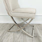1 Pair New Sandhurst Dining Chairs With Deep Buttoned Upholstered Back