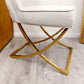 1 Pair New Sandhurst Dining Chairs With Deep Buttoned Upholstered Back