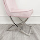 1 Pair New Sandhurst Dining Chairs With Deep Buttoned Upholstered Back