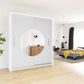 Moon Mirrored 2 Door Sliding Wardrobe In 207cm